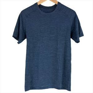 LULULEMON Metal Vent Tech Short-Sleeve Shirt in Blue Spacedye Size XS (est)